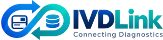 Logo IvdLink, Connecting Diagnostics